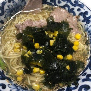 鶏わかめラーメン